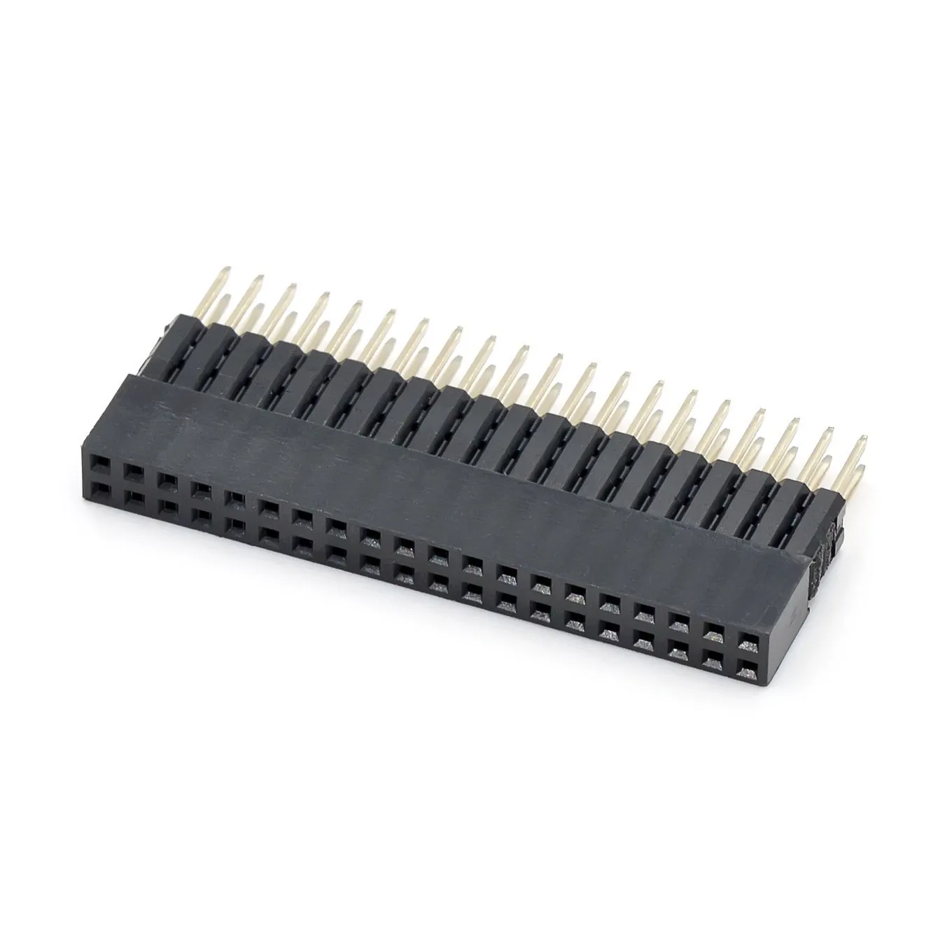 5PCS PC104 2x20 Pin double Row Straight Female Header 2.54MM Pitch pin long 12MM Strip Connector Socket 2*20 40 PIN 2x20pin - купить по