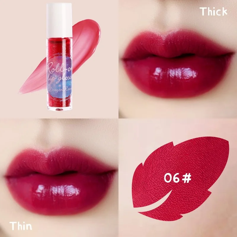 

New Sale 4 Colors Lip Glaze Matte Long Lasting Moisturizing Lip Gloss Glitter Dyed Liquid Lipstick Lip Oil red Lips Tint