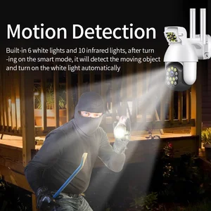Image for Dual camera  Dual Night Vision Home Security Camer 