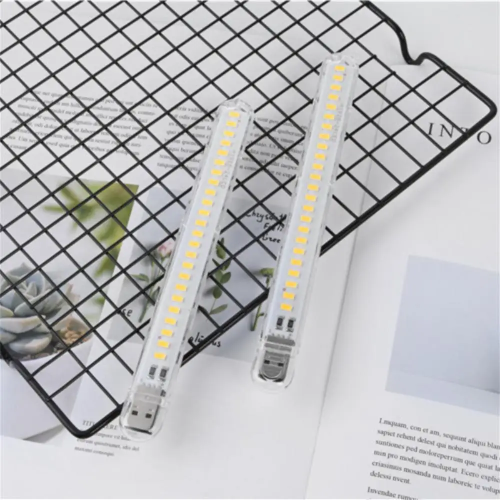 Мини-портативный светодиодный USB-светильник 2-24LEDS книжный светильник ночник для