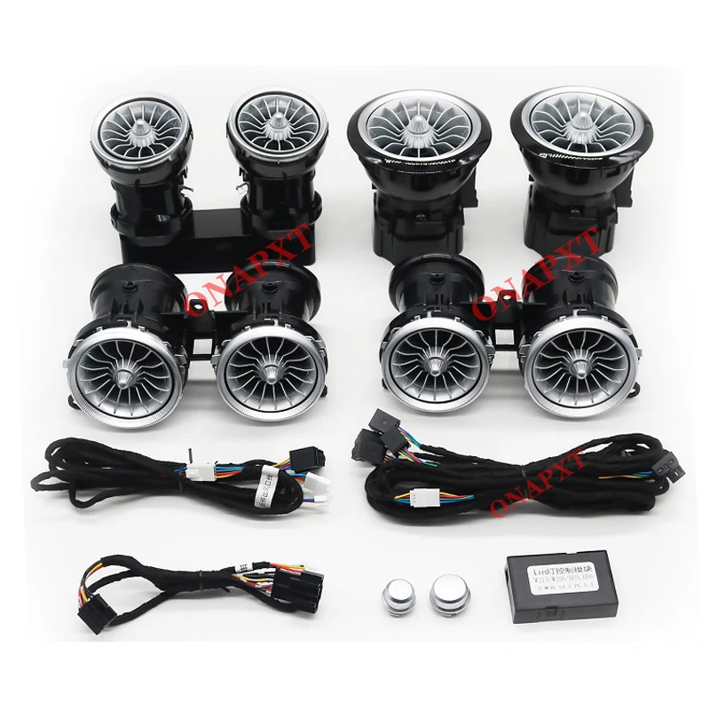 

LED Ambient Lamp For Benz E-Class W213 W238 E260 E300 3D Rotating Tweeter Speaker Atmosphere Light 64 Colors Air Vent Nozzle