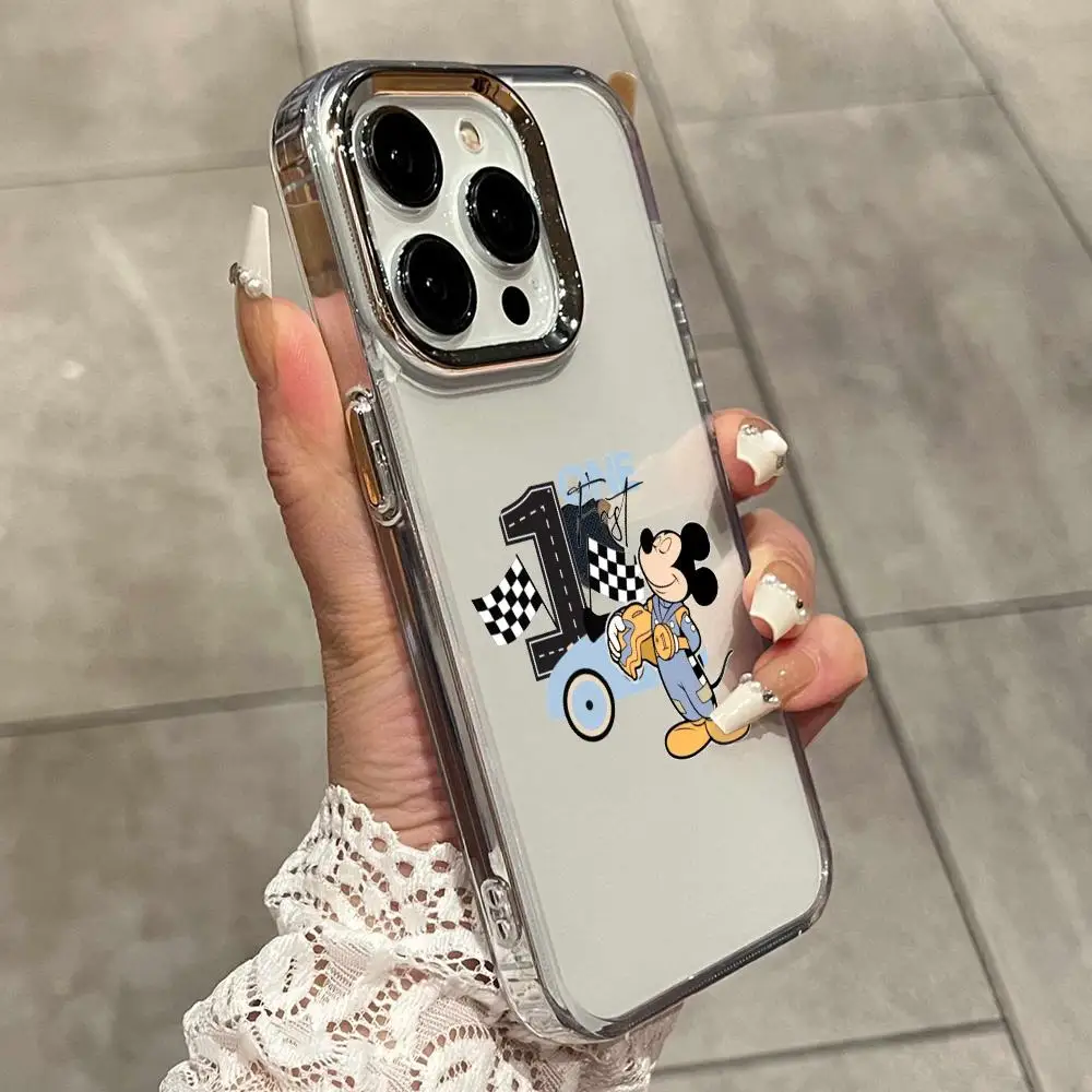 Фото Противоударный прозрачный чехол One Fast M-Mickey HD для iPhone 17 Air, 16, 15, 14 Plus, 13, 12, 11 Pro Max, 16e №3