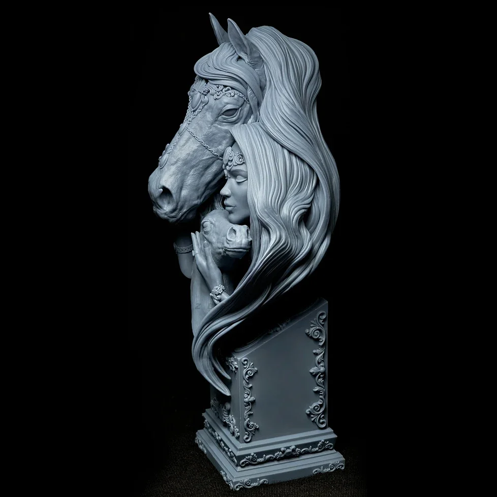 Общая высота 50 мм 70 90 наборы моделей из смолы красота бесцветная и