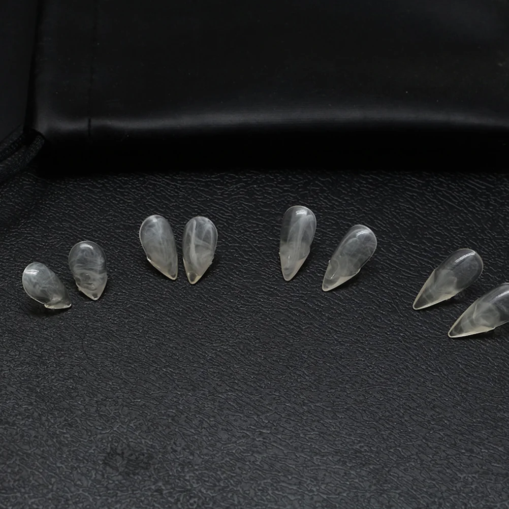 4 пары протезов вампира на Хэллоуин искусственные зубы забавная игрушка костюм в