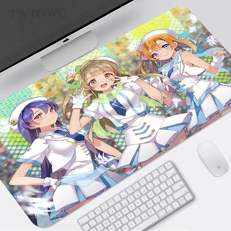 

Love Live Mouse Pad Gamer XL Home Custom HD Mousepad XXL MousePads Soft Natural Rubber Carpet PC Table Mat Desktop Mouse Pad