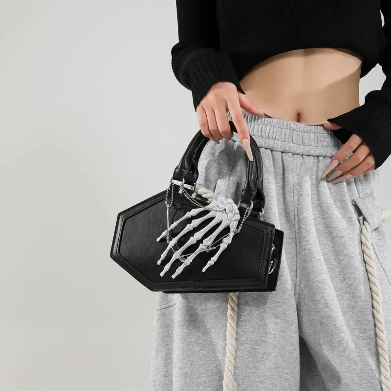 Готическая сумка на Хэллоуин через плечо из искусственной кожи декор в виде