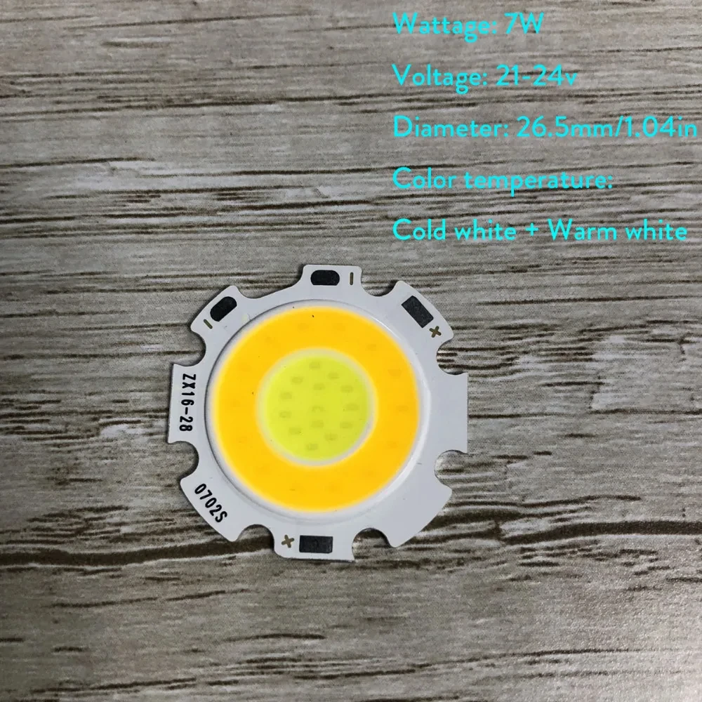 Aoyuansea 10 Шт. Двухцветные Теплые И Холодные Белые Искусственные Бусины Cob Chips Grow Lights 3