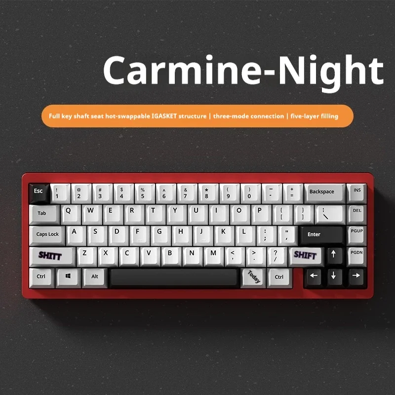 Клавиатура WEIKAV Lucky65 Механическая беспроводная 3 режима 2 4 ГГц