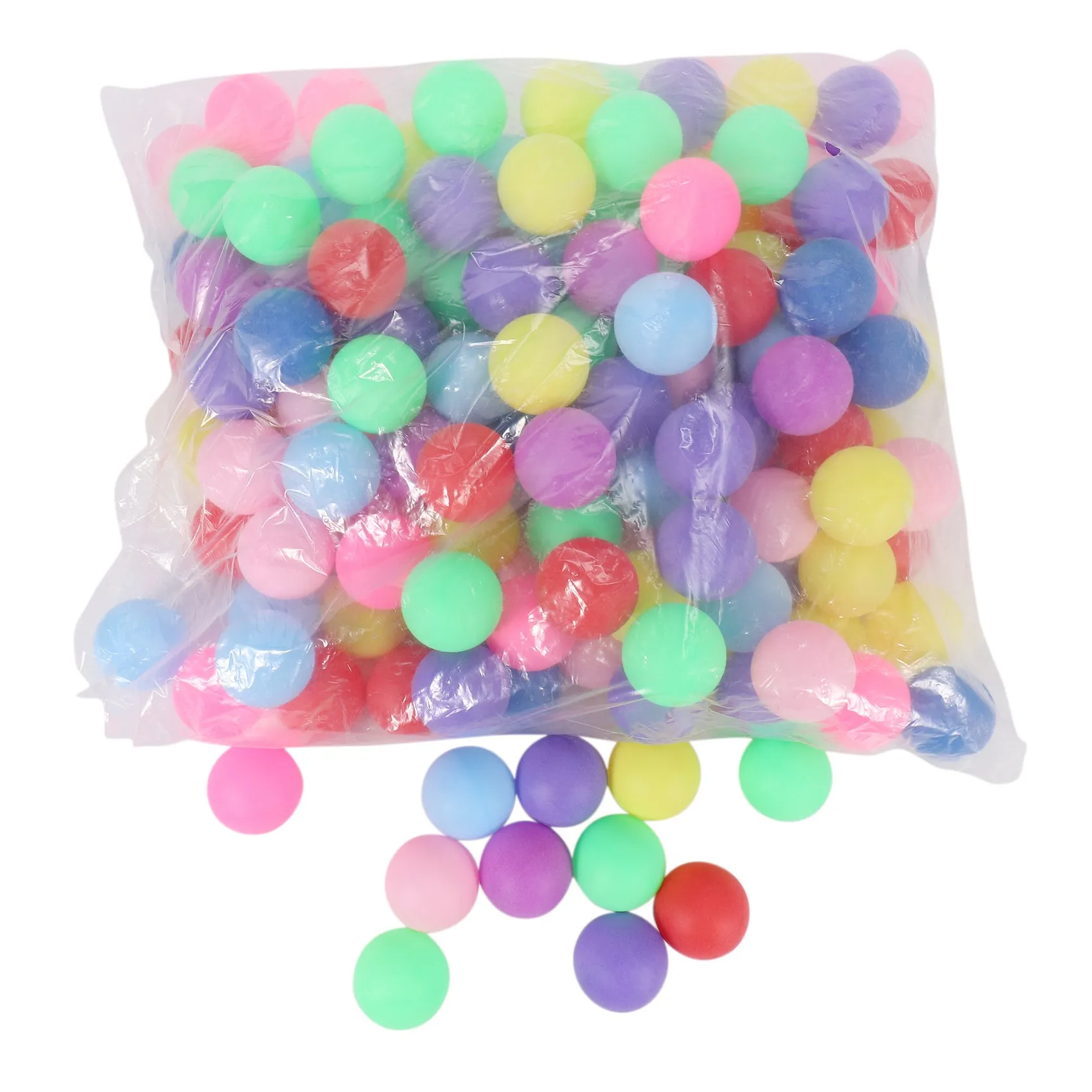 

150Pcs/Pack Colored Ping Pong Balls 40mm Entertainment Table Tennis Balls Mixed Colors Beer Pong Balls Game