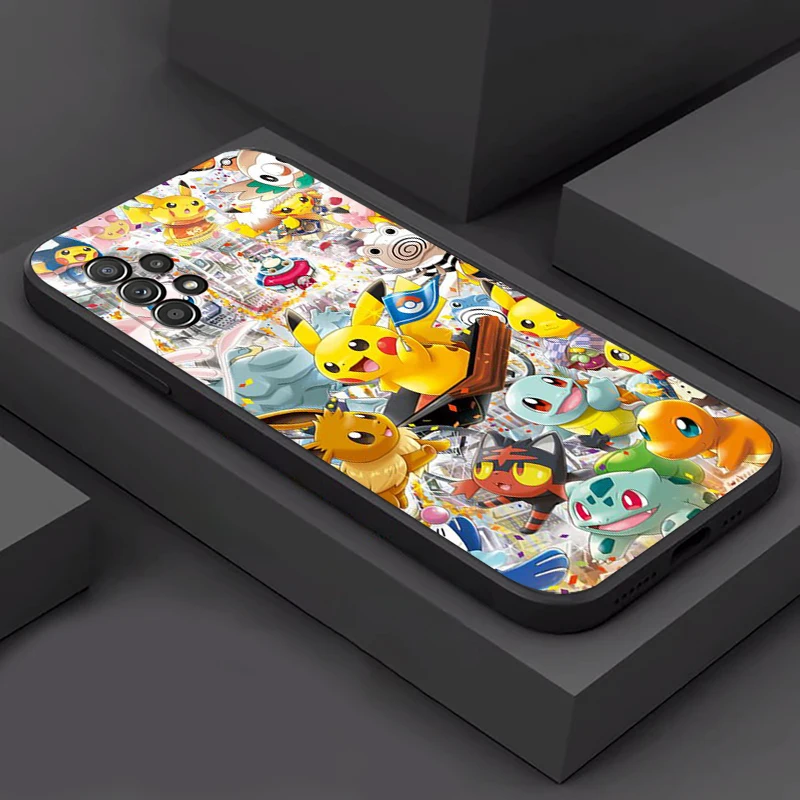 

Pokemon Pikachu Phone Cases For Samsung Galaxy A21S A31 A72 A52 A71 A51 5G A42 5G A20 A21 A22 4G A22 5G A20 A32 5G A11 Carcasa