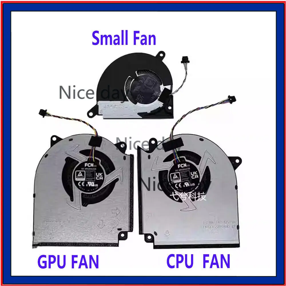 Охлаждающий вентилятор для ноутбука ASUS ROG Strix G16 G614JV G614JI 2023 процессор графический