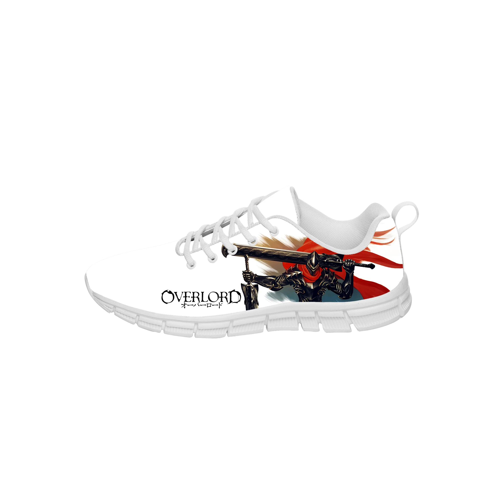 

Anime Overlord Sneakers Mens Womens Teenager Fashion Casual Cloth Shoes Canvas Running Shoes White 3D Printed Lightweight shoe