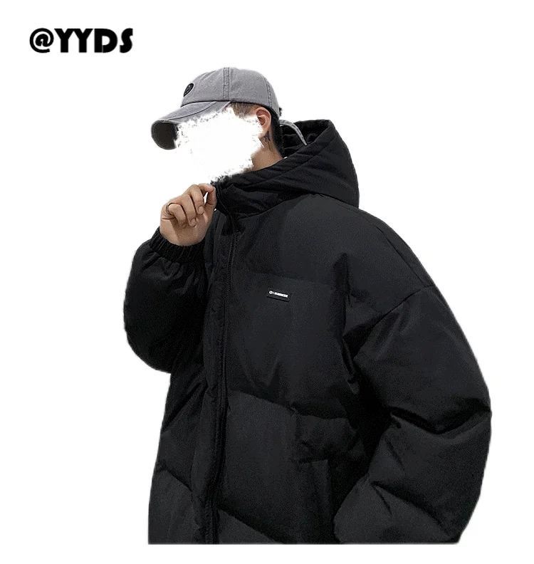 @YYDS Cotton Clothes Men's Tide Brand Coat Thickened Cotton Clothes Korean Version Trend Japanese Bread Clothes Loose Winter