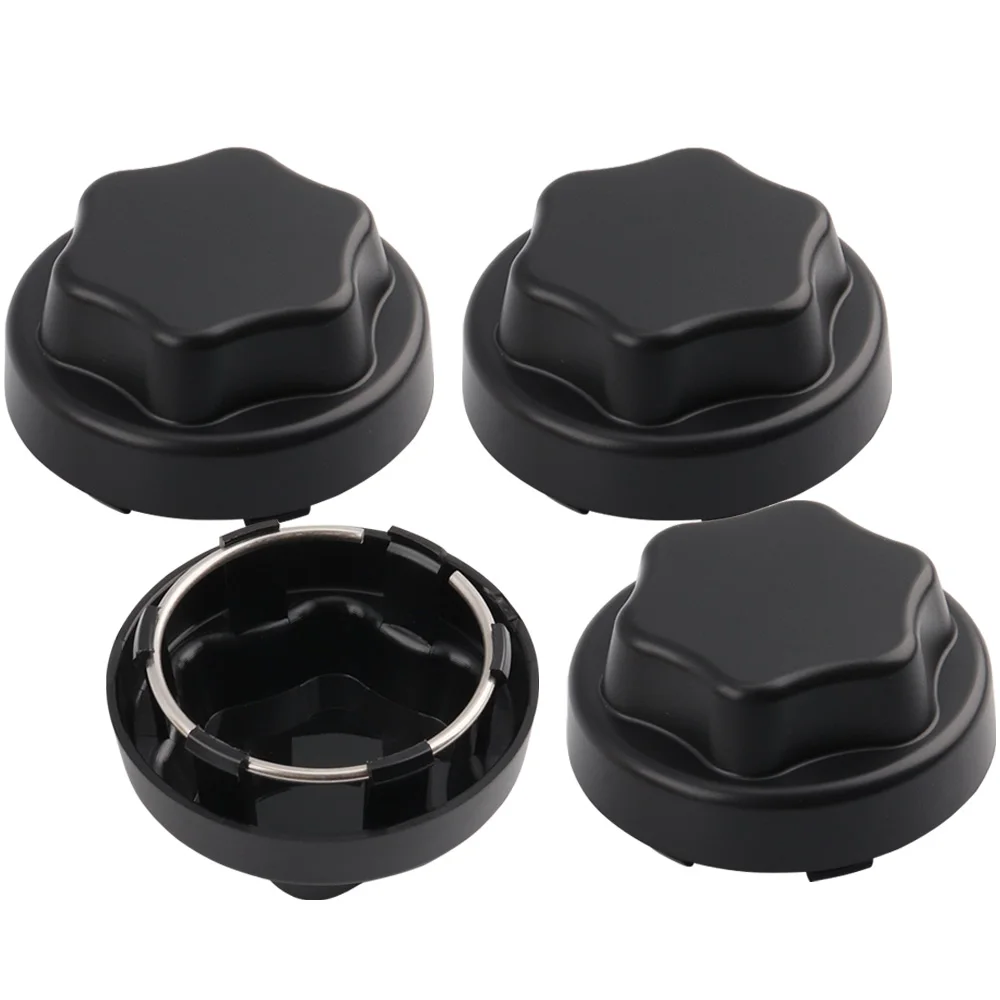 

UTV Wheel Center Cap For Polaris RZR PRO XP 2020 2021 4PCS Car Tire Wheel Hub Center Covers For Can-Am Max 2016-2023 Black