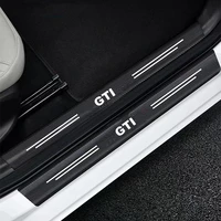 3d carbon fiber car sticker protector strip auto anti scratch tape for gti volkswagen vw polo golf r400 tcr mk2 mk4 mk5 mk6 mk7