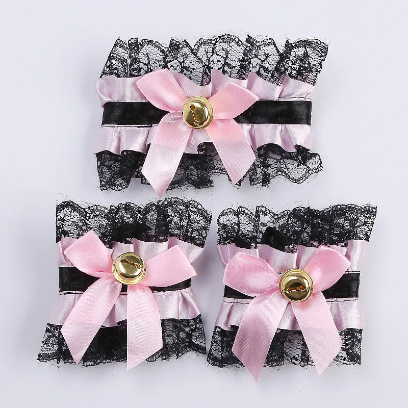 

Новый сексуальный костюм для взрослых, интимные инструменты, кружевной бант в стиле "Лолита", модный браслет-кольцо на шею с колокольчиком, а...