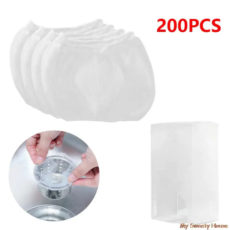 

200 шт., мешки для слива мусора в раковине