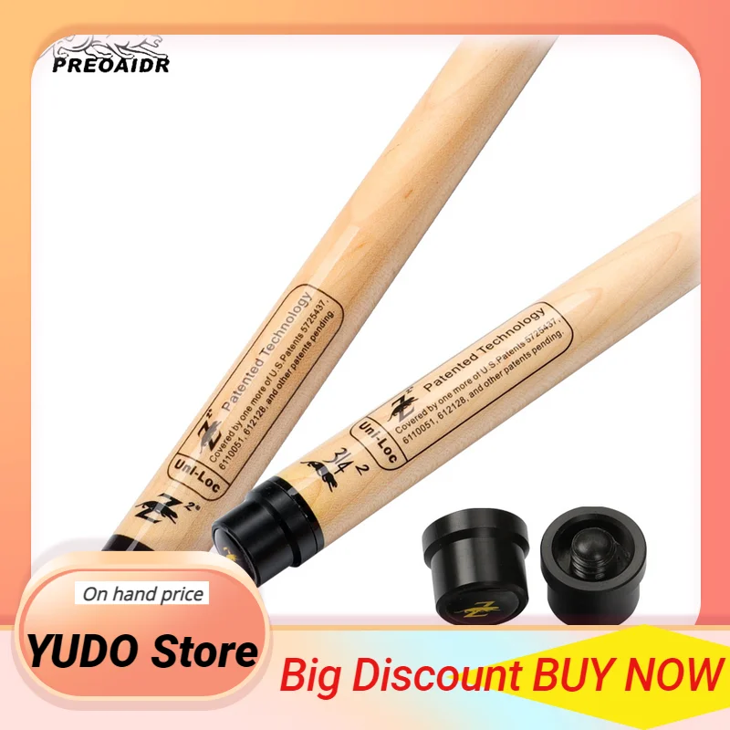 PREOAIDR 3142 Z2 Billiard Pool Stick Shaft 10mm 11.5mm 13mm Tip 8 Pieces in 1 Tecnologia Shaft Billar Kit For Dropshipping