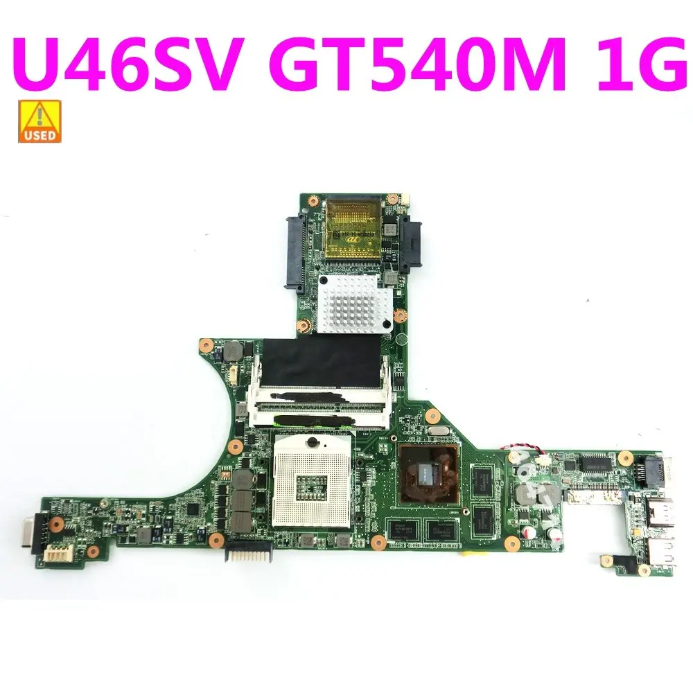 Материнская плата U46SV GT540M 1GB REV 2.0 для ноутбука ASUS U46S, 60-N5MMB1000-D02, использована на 100%.