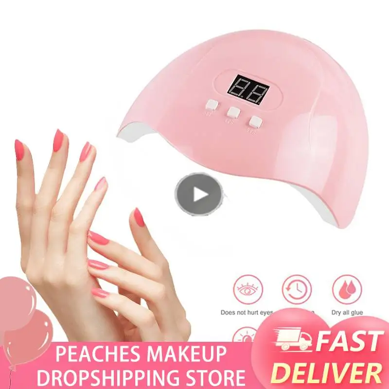 

Лампа для сушки гель-лака, 18/54 Вт, 5/8 светодиодов, два источника света