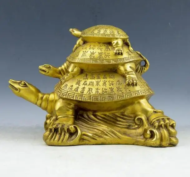 

Pure copper three generation turtle accessories