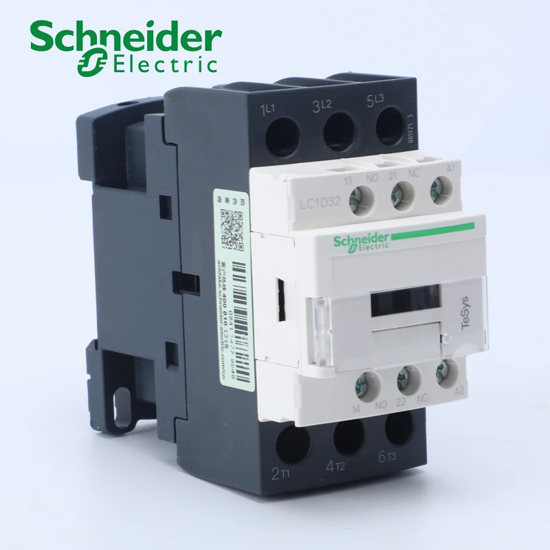 Контактор переменного тока Schneider Electric LC1D32 3P 32A LC1D32M7C LC1D32CC7C LC1D32B7C LC1D32E7C LC1D32F7C LC1D32Q7C