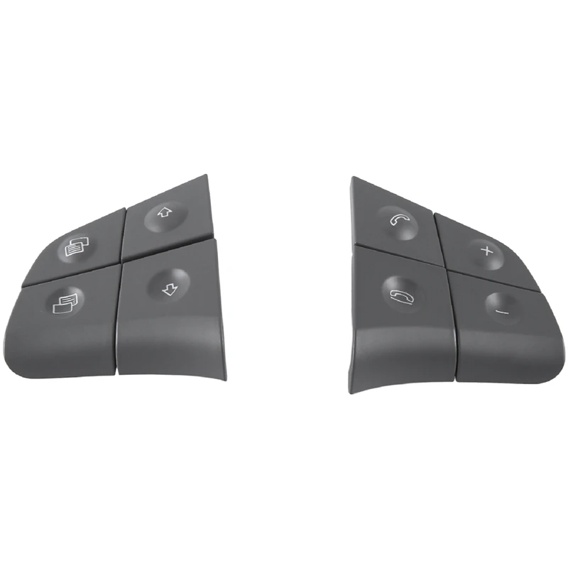 

Grey 4 Keys Steering Wheel Button Multi-Function Switch Button Switch Button Replacement For Mercedes-Benz ML GL B R