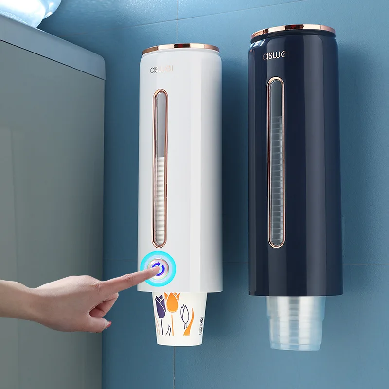 

2022 New Portable Dispenser Automatically Drop Cup Remover Disposable Cup Plastic Cup Paper Cup Du Water Dispenser Cup Holder
