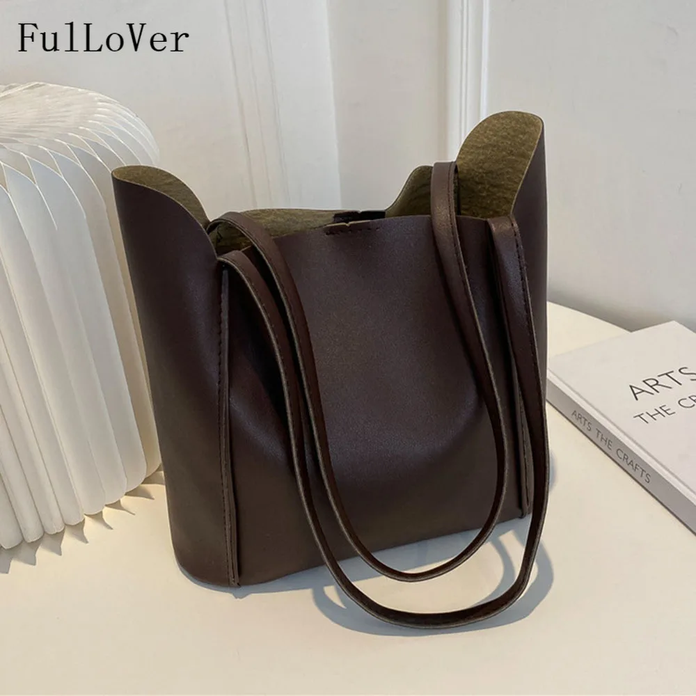 

Retro Shoulder Bags For Women 2022 New Fashion Tote Shoulder Bags Large Capacity Shopping And Travel Bags High Quality Bags