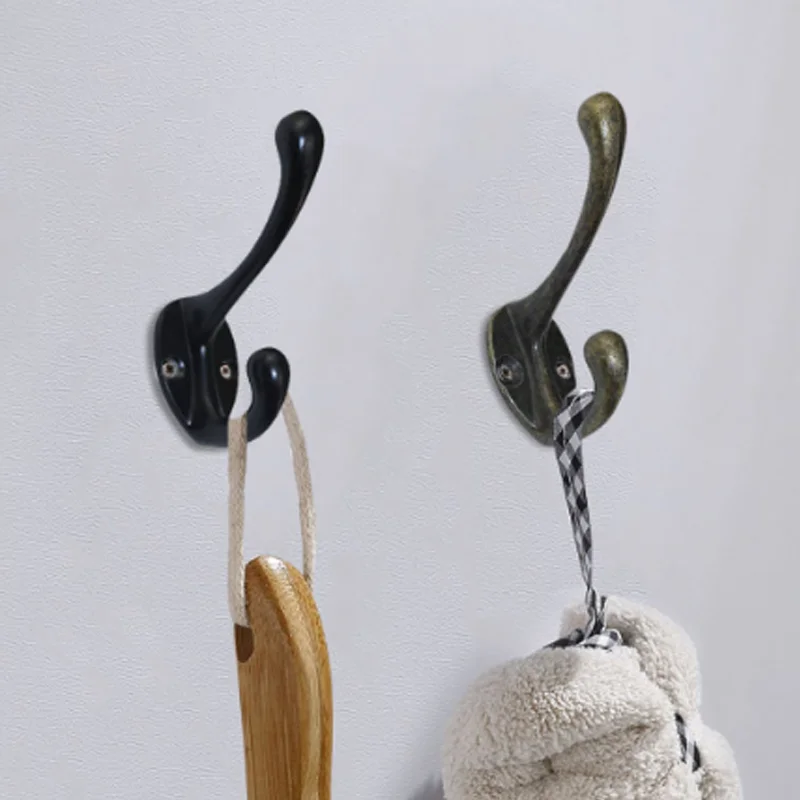 

6pcs household hanger hook storage wall hook cap bag bathroom towel hook kitchen bedroom wall hook rack key toilet