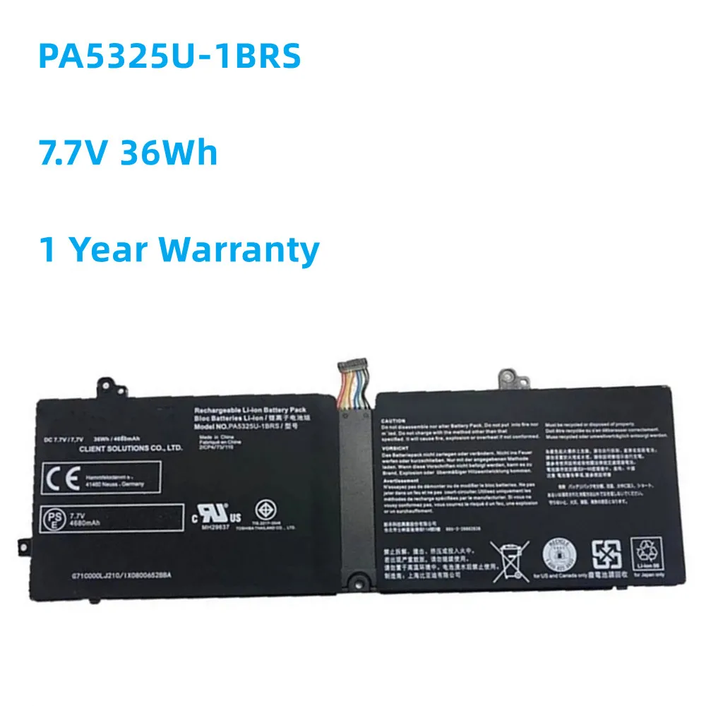 

New 7.7V 36Wh PA5325U-1BRS 2ICP4/73/110 Laptop Battery For Toshiba Port g X30T-E-113,Portege X30T-E-10Q,176,1DP,X30-T-E