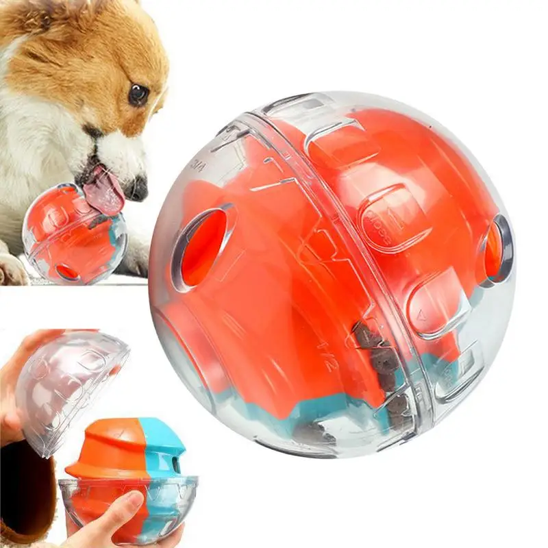 

Pet Interactive Dog Cat Leakage Food Balls Adjustable Anti Choke Slow Feeder Treat Dispenser Iq Training Educational Toy