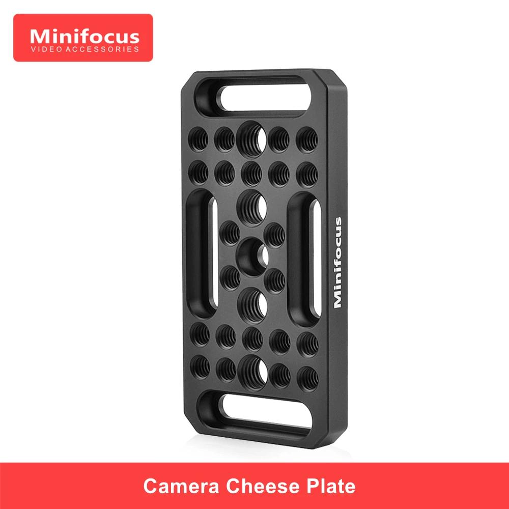 

Video Switching Cheese Plate Camera Easy Expansion Plate for Railblocks Dovetails and Short Rods For DSLR Camera Cage Rig Tripod