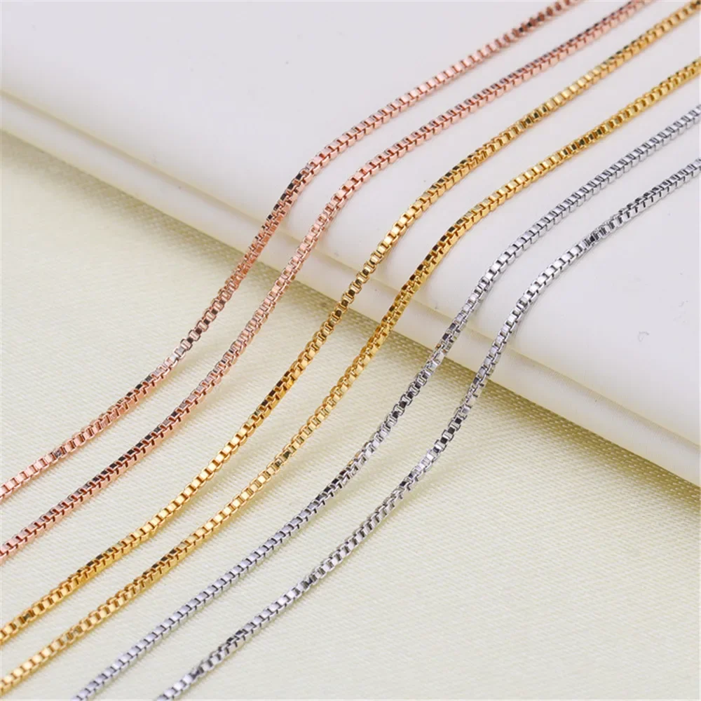 DIY жемчужные аксессуары ожерелье из стерлингового серебра 925 пробы с платиновым