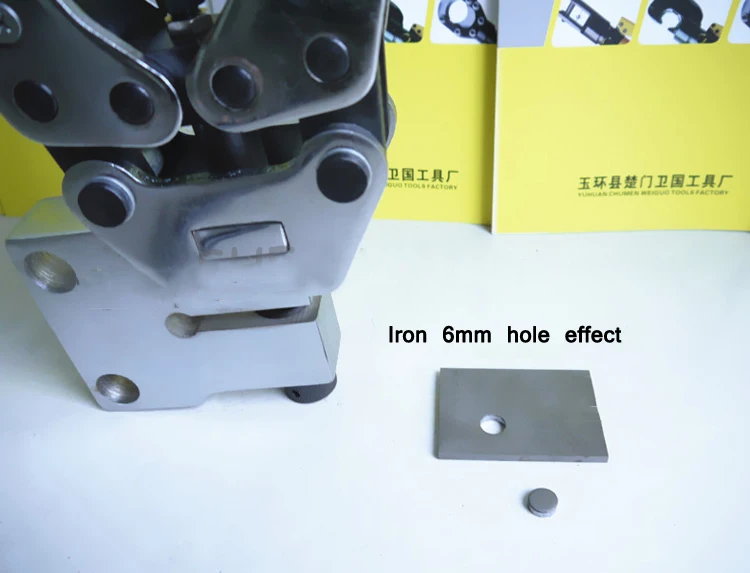 Портативный механический перфоратор 300KN угловой стальной дырокол машина для