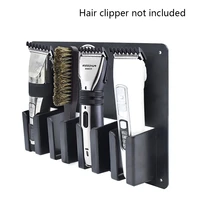 professional high temperature plastic barber tools storage case convenient hair clipper stand holder for hair salon acessories