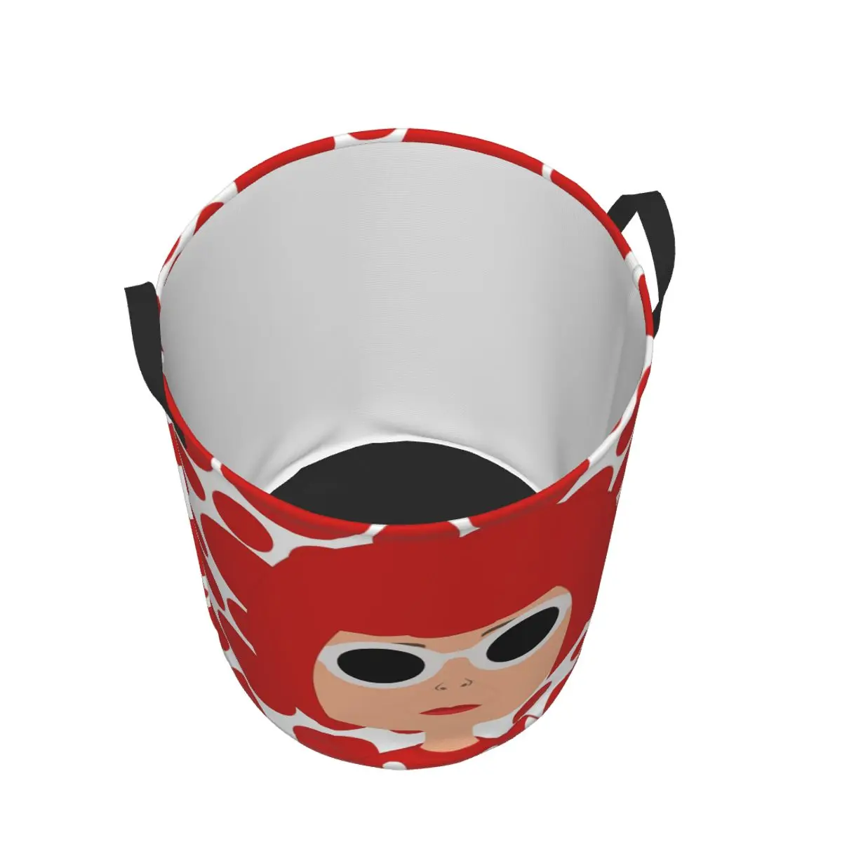 Корзина для белья в горошек кусама складная корзина с абстрактным рисунком