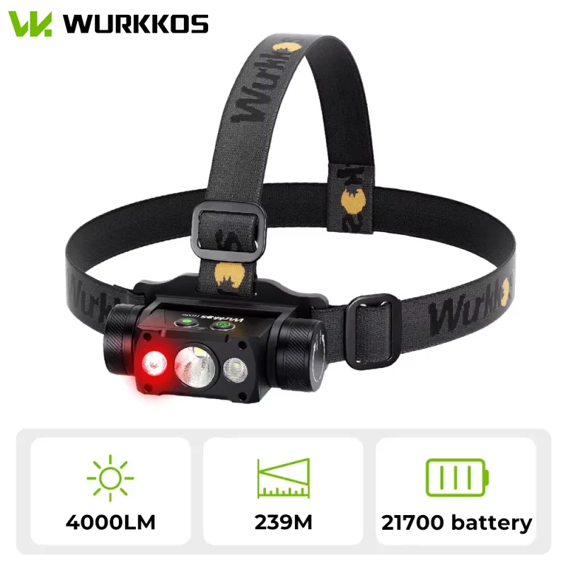 

Налобный фонарь Wurkkos HD50 красный