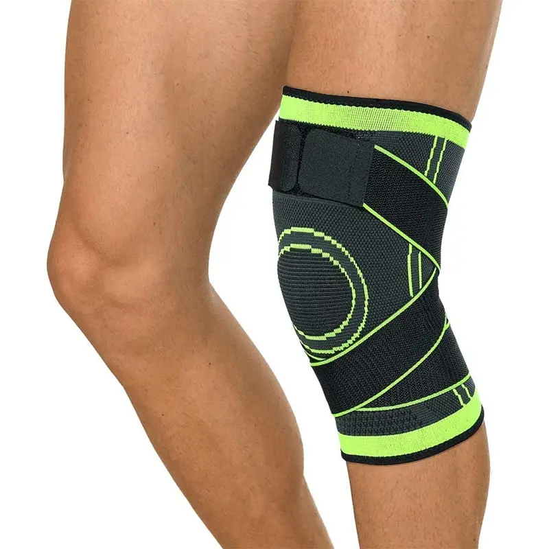 Коленный бандаж компрессионный фиксирующий для фитнеса бега спорта | Спорт и