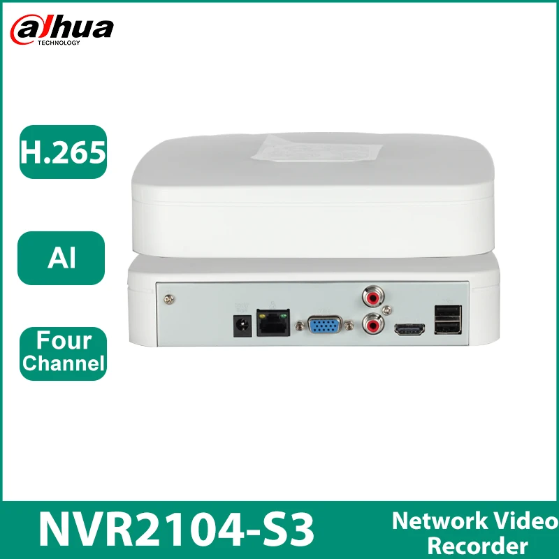 Сетевой видеорегистратор Dahua NVR NVR2104-I2 4CH 8CH 16CH Onvif 1HDD SMD WizSense