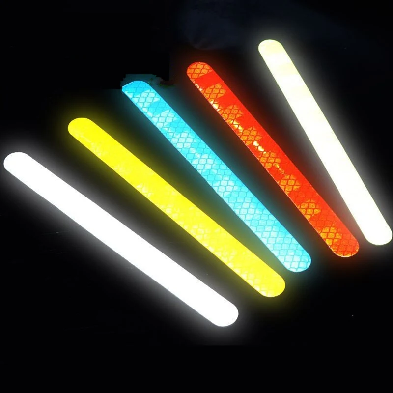 

2pcs Car Reflective Strips Stickers Rearview Mirror Anti-collision Protective Decal Night Safety Warning Reflector Strip Sticker