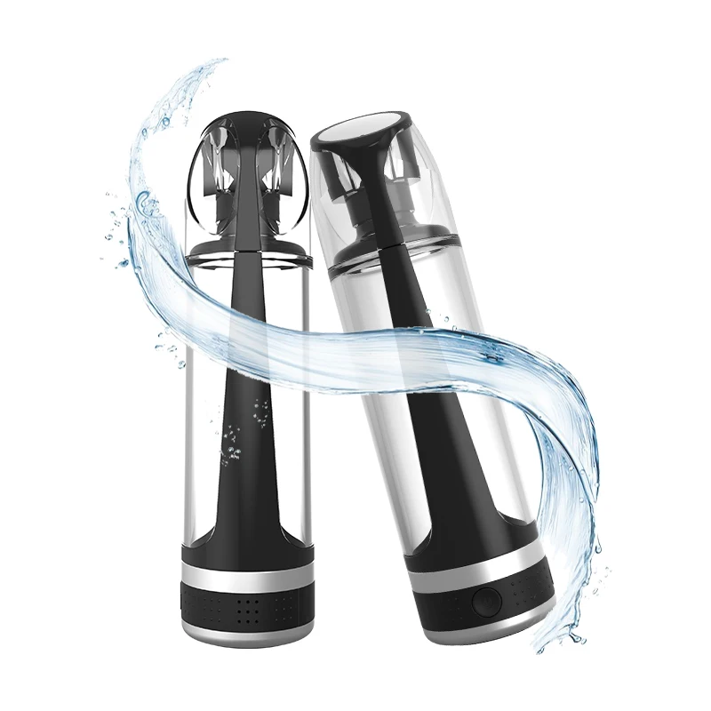 

2021 new technology hydrogen alkaline water bottle with Led smart display