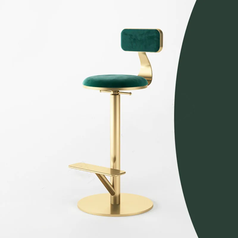 

Office Dining Chair Industrial Luxury Minimalist Kitchen Bar Stools High Industrial Gold Cadeiras De Jantar Counter Stool