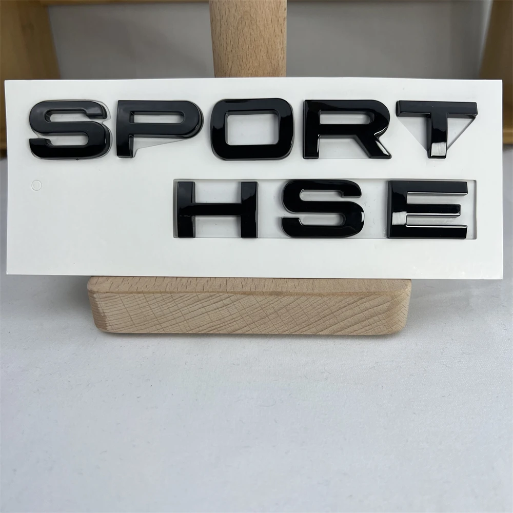 

Автомобильные наклейки, пластиковые черные, серебряные 3D эмблемы, тип логотипа багажника, замена украшений для Land Rover Range Rover SPORT HSE, аксессуары