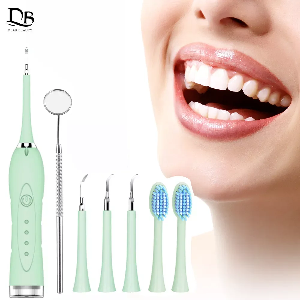 

Dental Scaler Set Sonic Scaler Electric Toothbrush IPX6 Waterproof Oral Care Dental Calculus Stain Removal