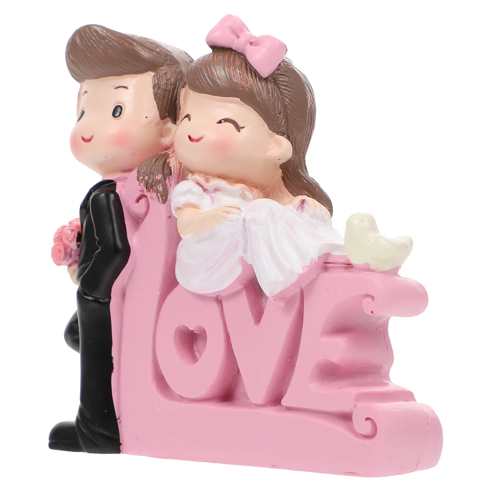 

1pc Valentine's Day Lover Figurine Adornment Festival Decor Desktop Ornament