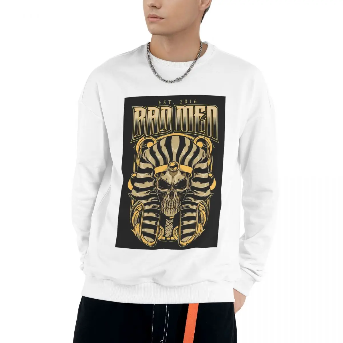 

Band Rock Sweatshirt for Women Mens Long Sleeve Cotton Crewneck Sweatshirt