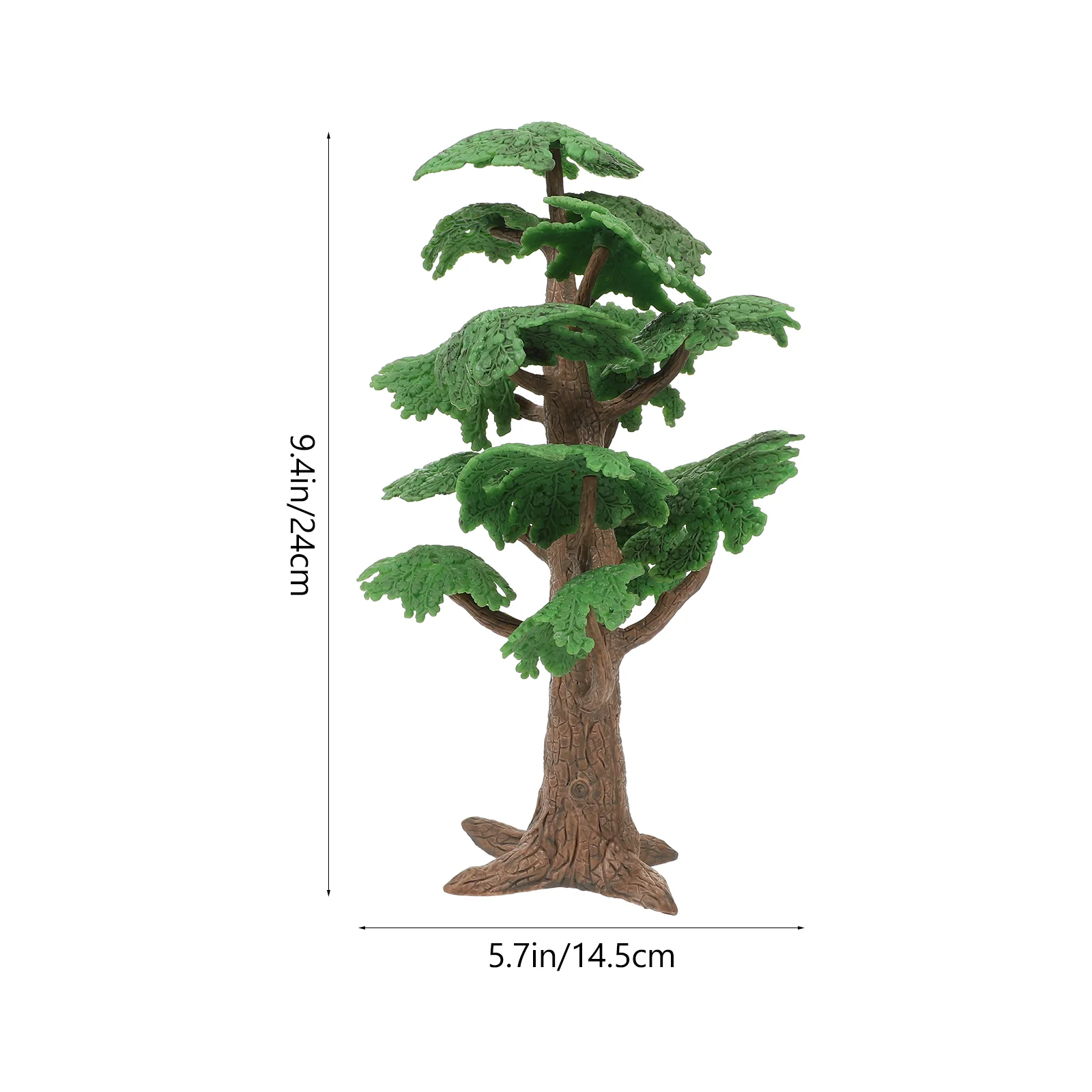 Деревья Модель Поезд Пейзаж Растение Декор Микро Садовый Орнамент Пластиковое
