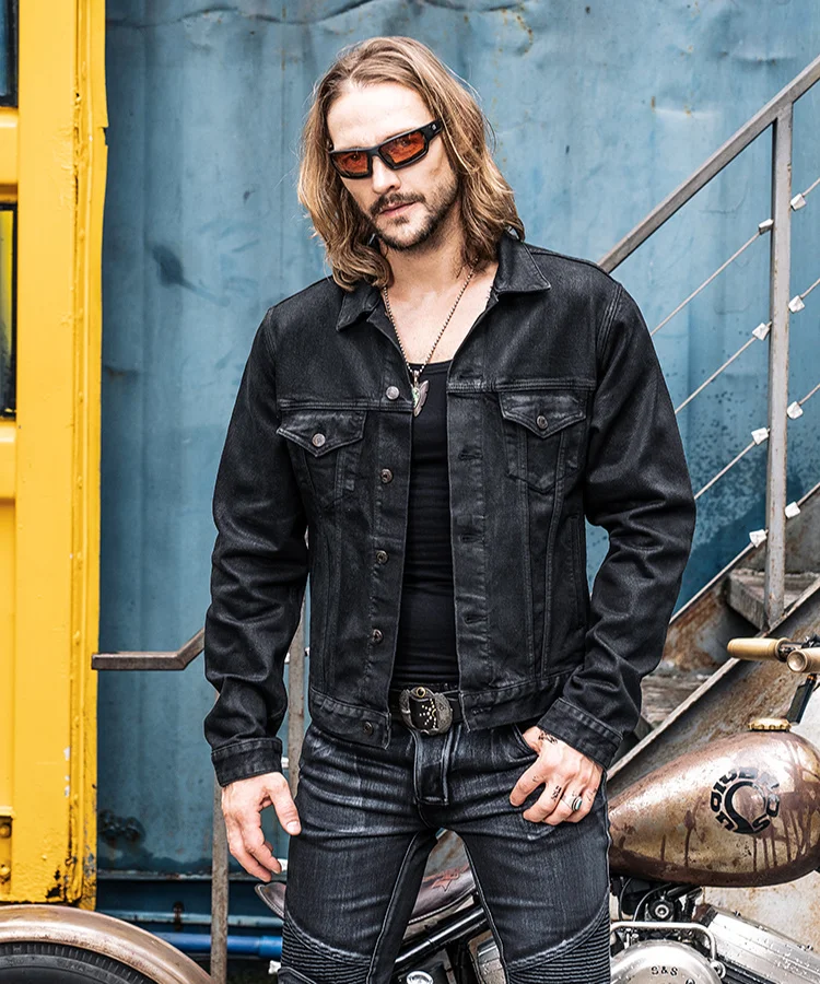 

Одежда для велоспорта Uglybros, Мужская мотоциклетная куртка, мотоциклетное снаряжение, ветрозащитная джинсовая куртка с покрытием для Халли, ...