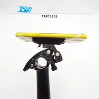 trigo trp1535s folding bike double nail head tube phone mount aluminium alloy for birdy dahon eieio bicycle accessories